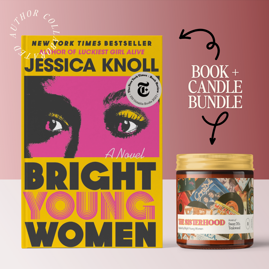 Bright Young Women  Book + Candle Bundle - Author Collaborated