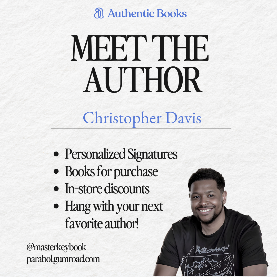 Christopher Davis: November 22nd 11:00a-3:00p