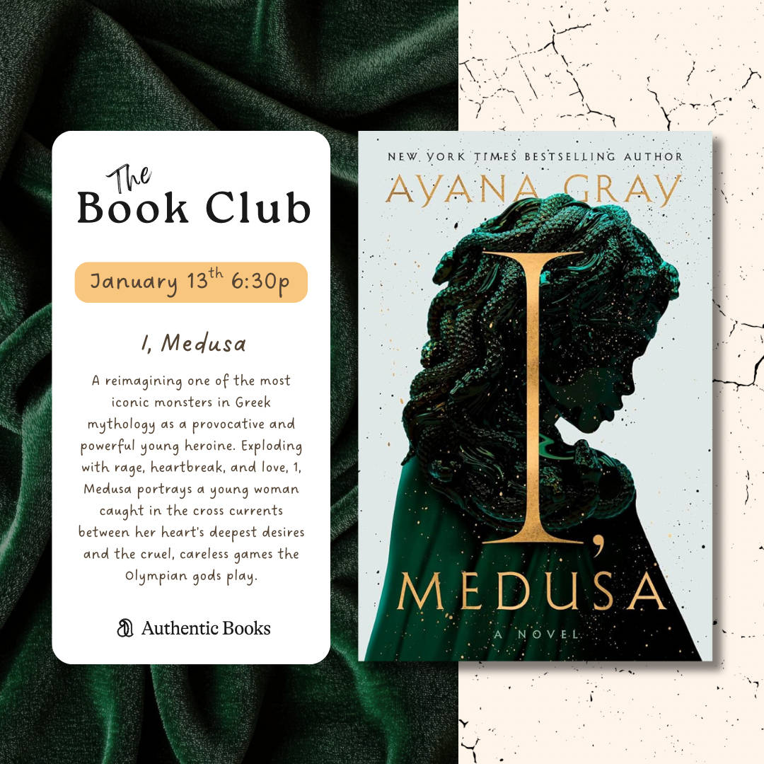 The Book Club: January Edition - I, Medusa