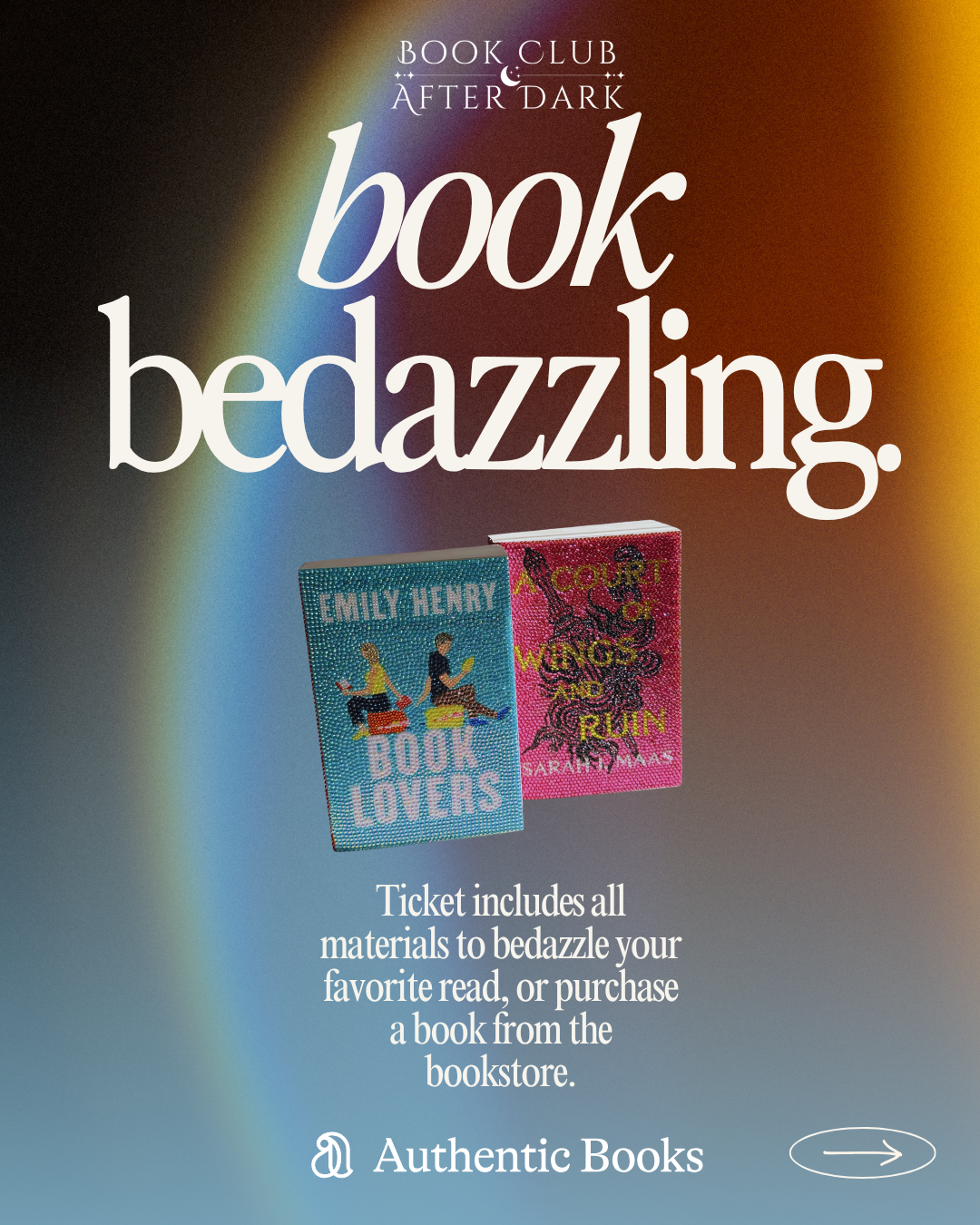 Bedazzling Celebration: A Book Bedazzling Event hosted by Book Club After Dark