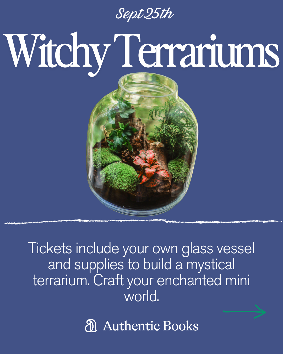 Make + Mingle: An Autumn Equinox Event + Witchy Terrariums