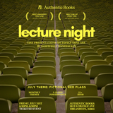 Lecture Night: July Theme (Literary Red Flags)