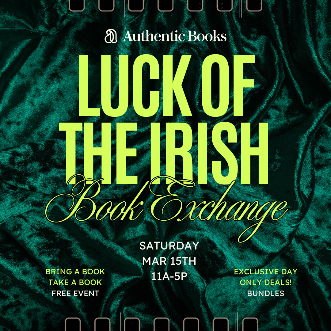 Luck of the Irish Book Exchange: Mar 15th 11:00a-5:00p