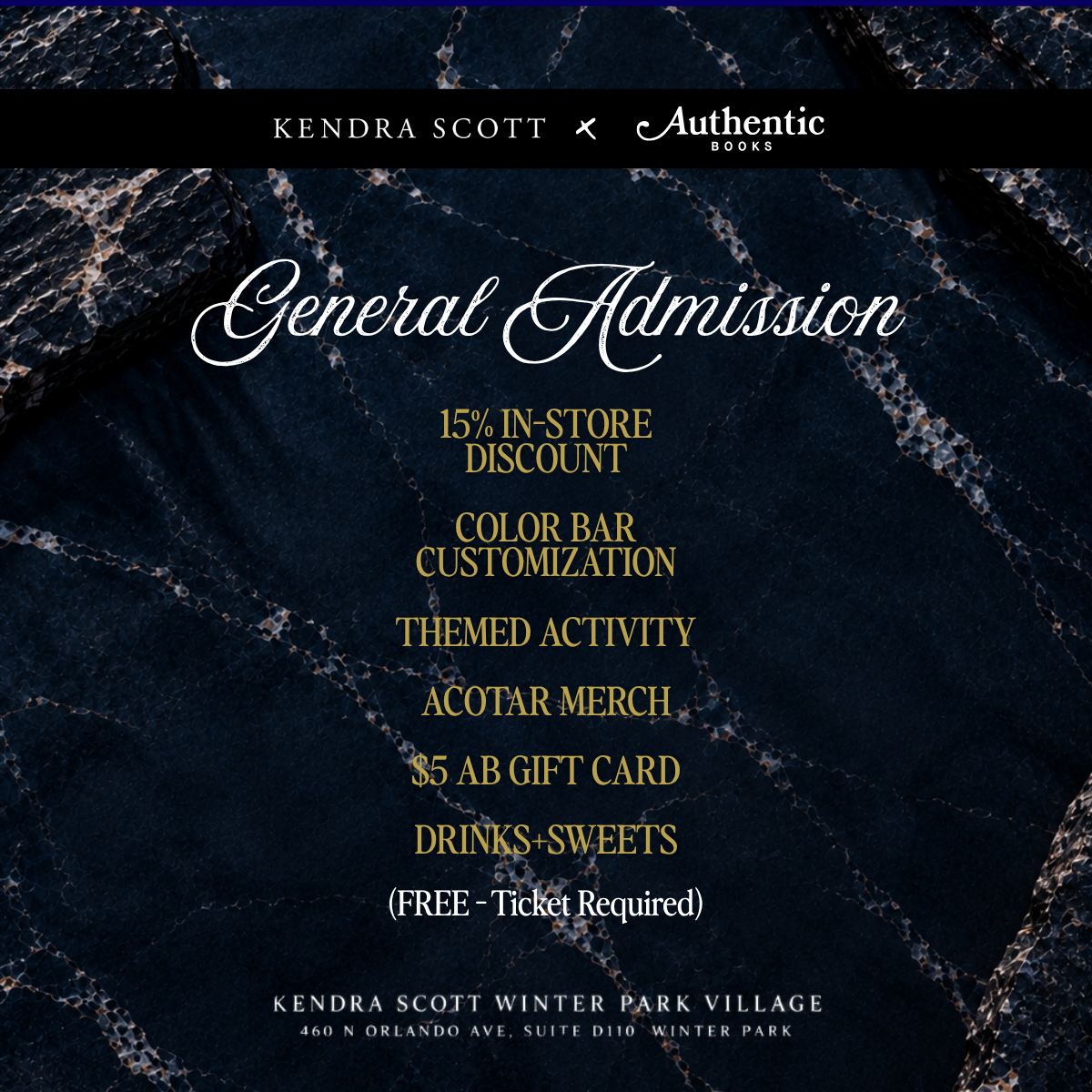 ACOTAR Release Party: An Exclusive Kendra Scott x Authentic Books Event