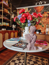 Inside bookstore