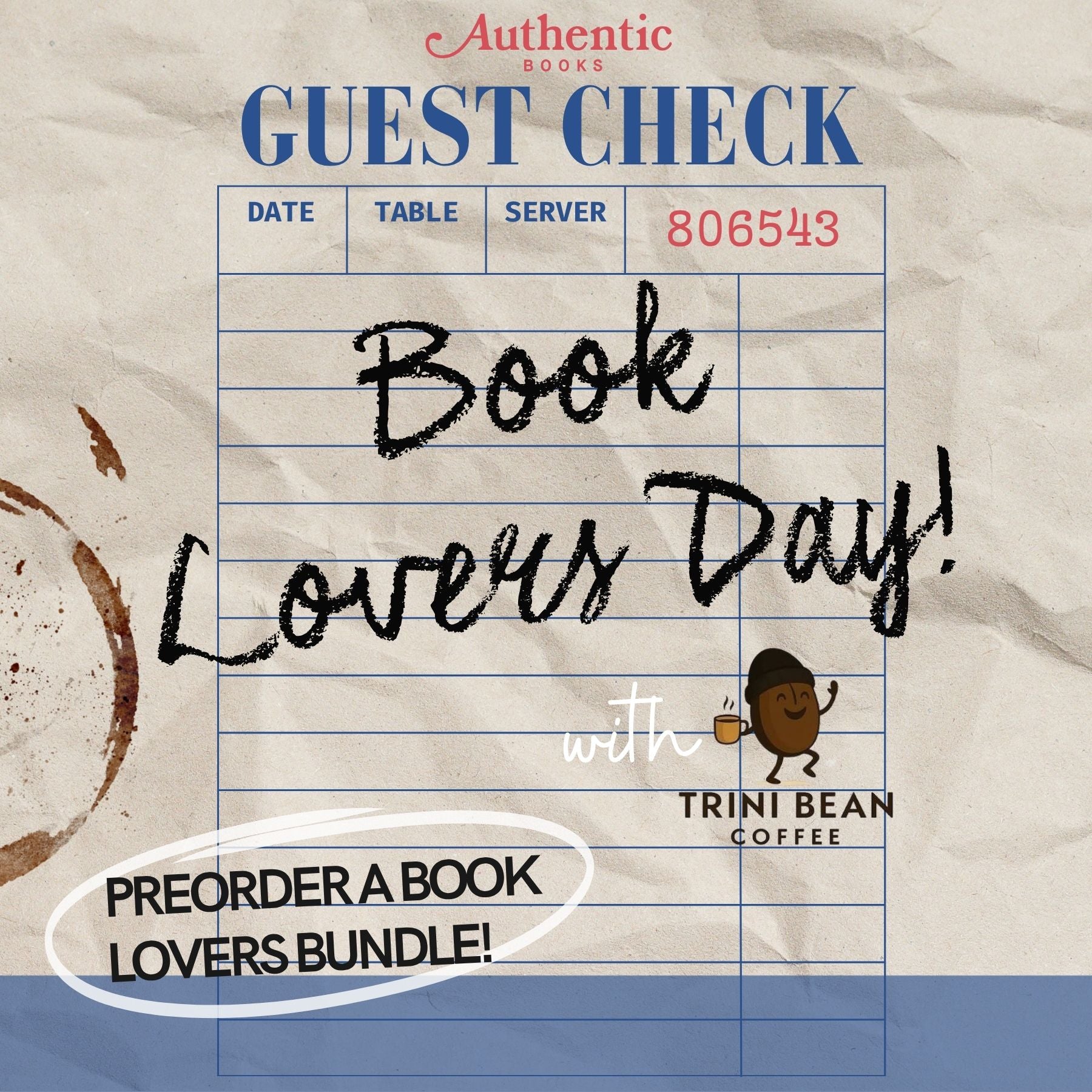 Book Lovers Day Bundle with Trini Bean Coffee