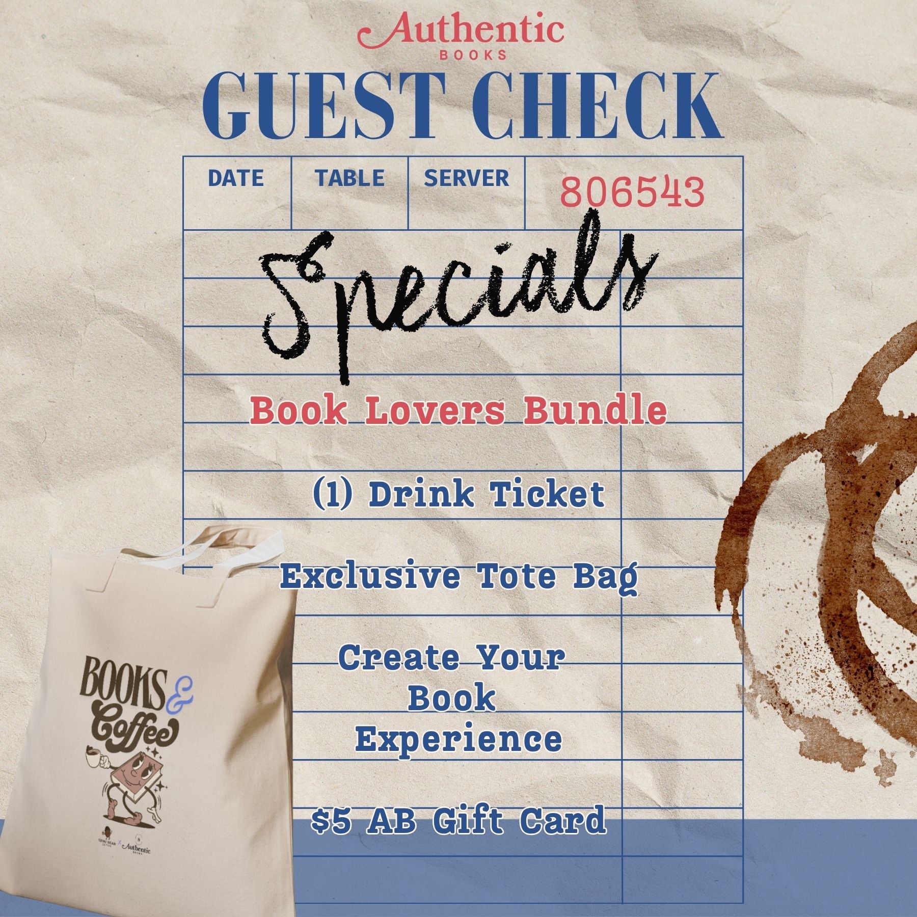 Book Lovers Day Bundle with Trini Bean Coffee