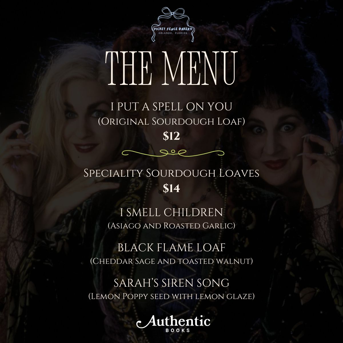 Books and Bakes: Hocus Pocus Edition