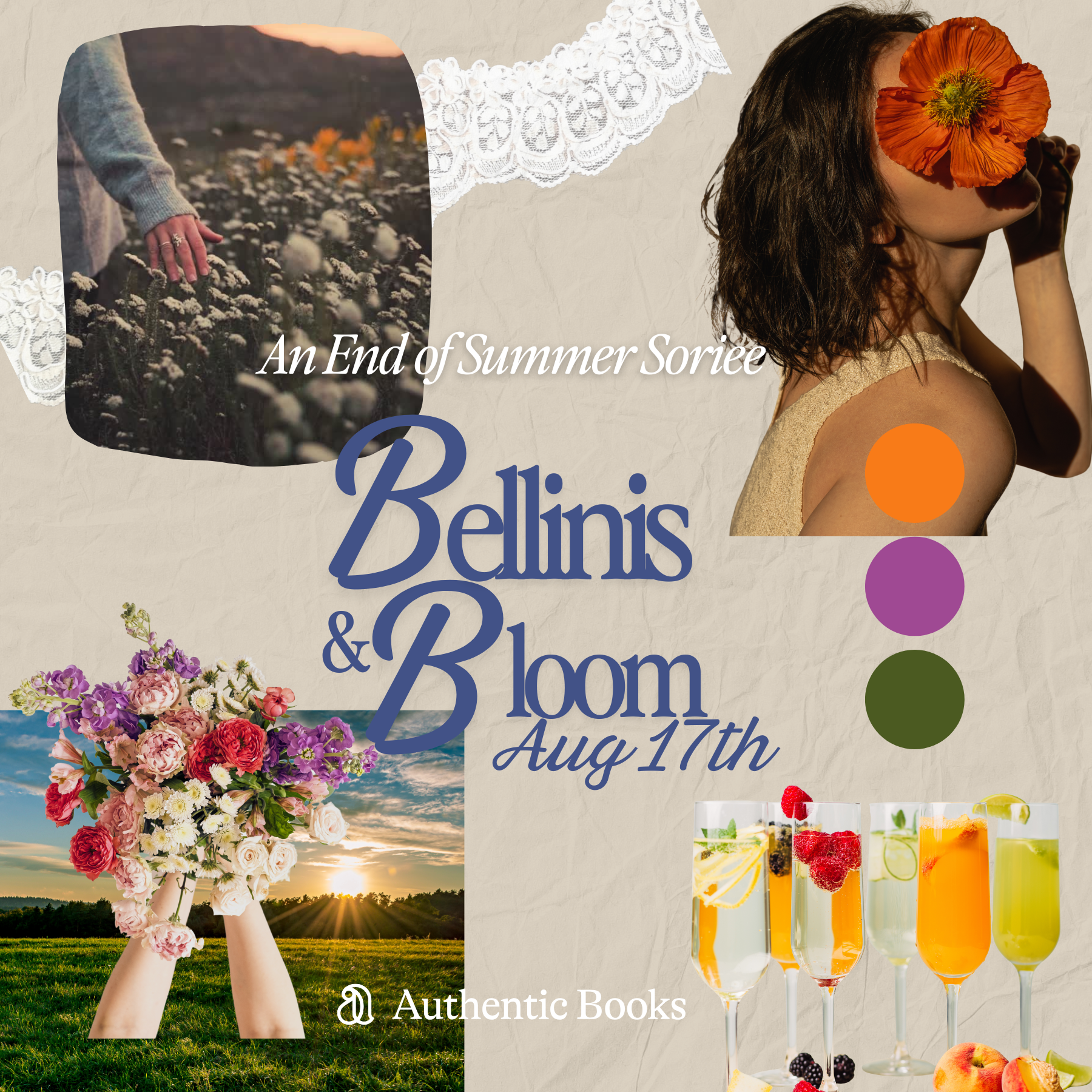 Bellinis + Bloom: An End of Summer Soirée