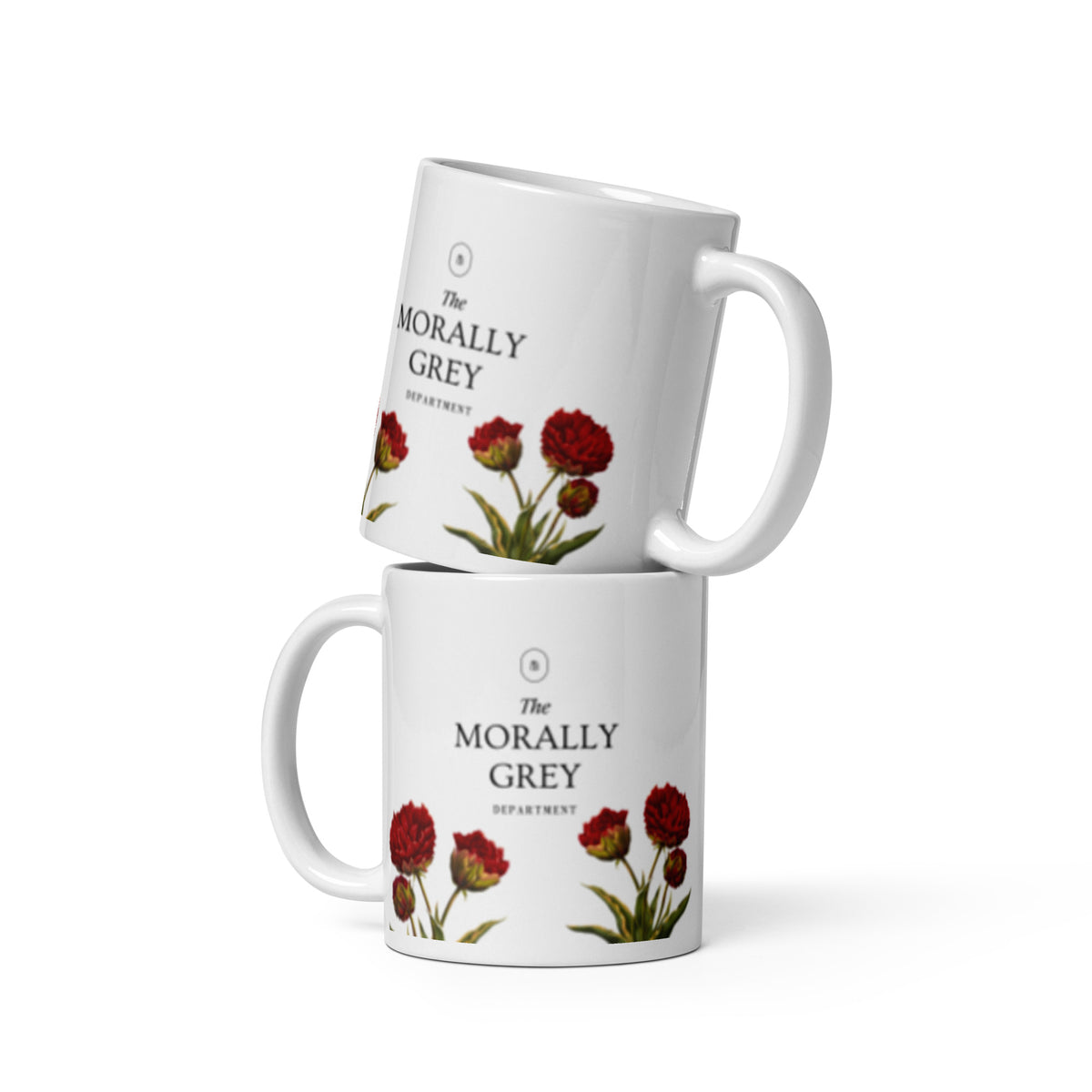 The Morally Grey - White glossy mug